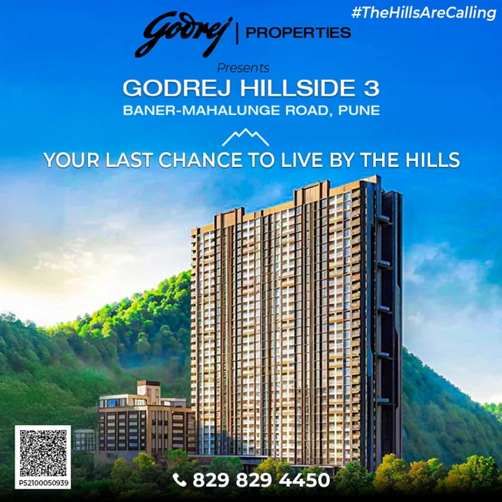 Godrej Hillside 3 Mahalunge Mobile Banner